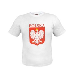 Arpex Koszulka Arpex z nadrukiem orła i napisem Polska. Rozmiar: XL. (SP5258BIA-XL-7387)