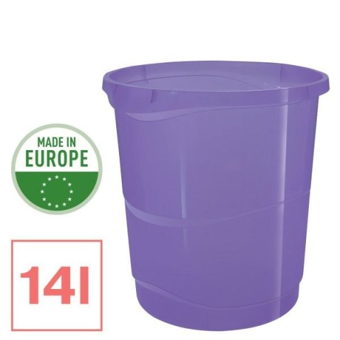 Esselte Kosz na śmieci Esselte Colour Breeze plastik kolor: lawendowy 14L (628462)