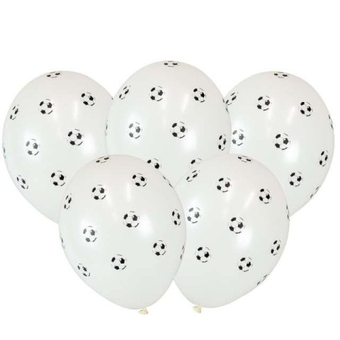 Arpex Balon gumowy Arpex Gol! 5szt. biały 300mm 12cal (KB3218)