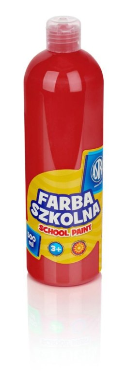 Astra Farby plakatowe Astra kolor: czerwona 500ml 1 kolor.