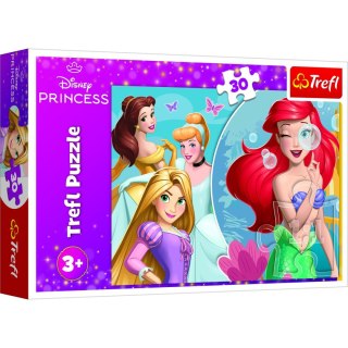 Trefl Puzzle Trefl Disney Princess Piękny dzień księżniczek 30 el. (18308)