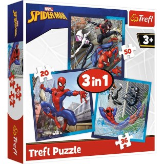 Trefl Puzzle Trefl Spiderman Pajęczy przyjaciele 4w1 el. (34874)