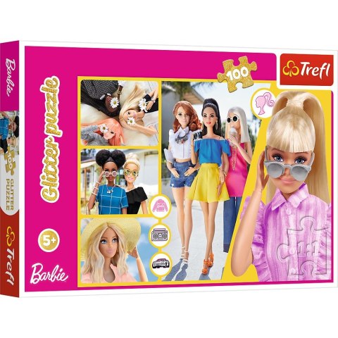 Trefl Puzzle Trefl Barbie Brokatowa Barbie 100 el. (457768)