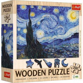 Trefl Puzzle Trefl Drewniane Gwiaździsta Noc - Vincent van Gogh (20248)