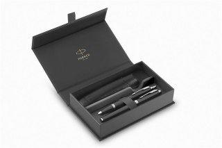 Parker Zestaw ekskluzywny Parker IM długopis + pióro CT BLACK (2214457)