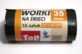 Amaks Worek na śmieci Amaks kolor: czarny 35L 15 szt (WRK35CZA)