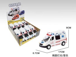 Bigtoys Ambulans Bigtoys światło i dźwięk, 17cm (BA3257)