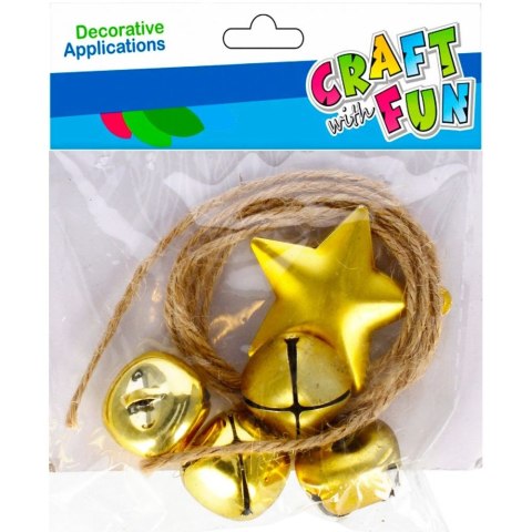 Craft With Fun Ozdoba metalowa Craft With Fun dzwonek (501463)