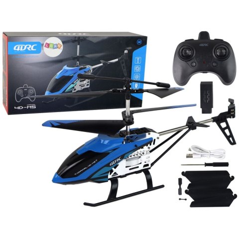 Lean Helikopter Lean Aluminiowy RC 2.4G Niebieski 15 Minut Lotu (16347)