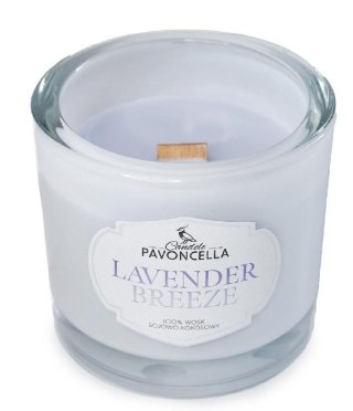 Pavoncella Świeczka ozdobna Pavoncella Lavender Breeze biała 170g (5905711530516)