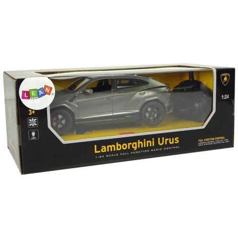 Lean Samochód Lean R/C 1:24 Lamborghini Urus Czerwony 2.4 G Światła (9732)