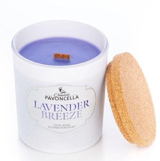 Pavoncella Świeczka ozdobna Pavoncella Classico Lavender Breeze biała 135 g (5905711530165)