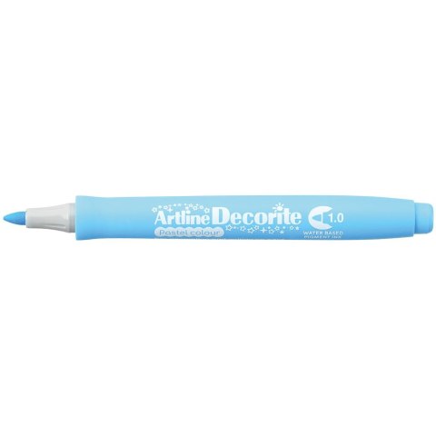 Artline Marker permanentny Artline pastelowy decorite, niebieski 1,0mm pędzelek końcówka (AR-033 1 4)