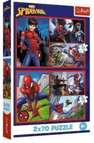 Trefl Puzzle Trefl Spiderman Pajęcze historie 140 el. (34443)